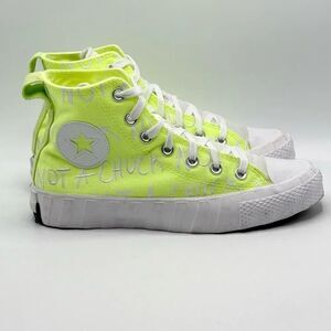 Converse Chuck 70 HI UNT1TL3D in Neon Yellow - Women’s US 5